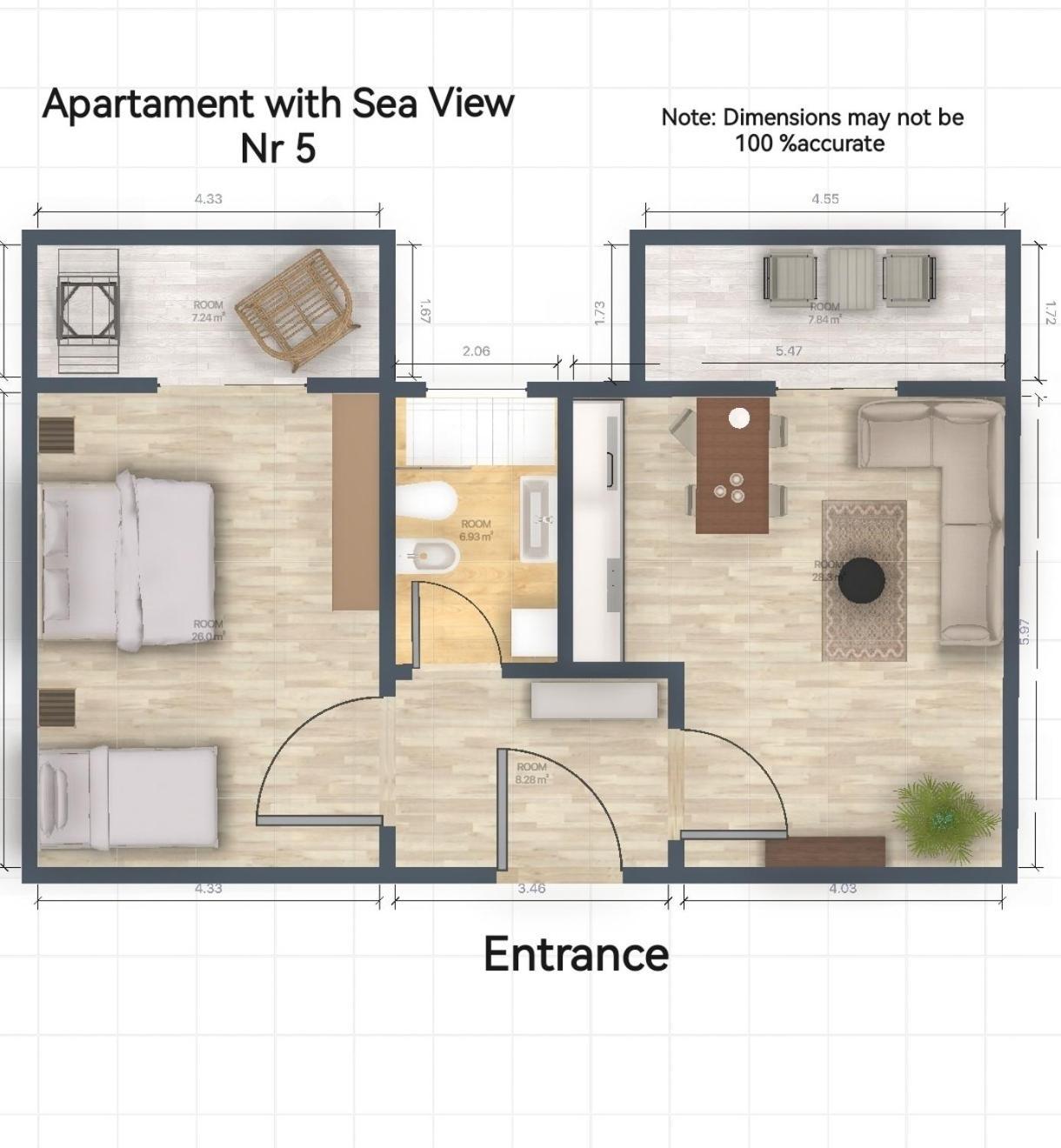 Lungomare Luxury Sea View Apartaments Vlore Bagian luar foto